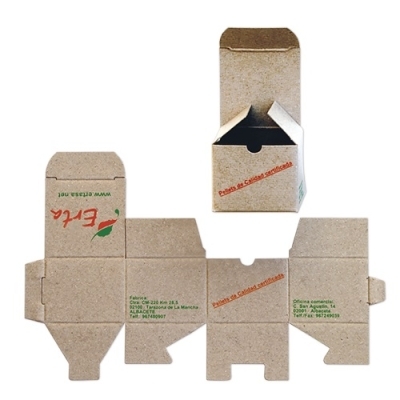 Cajita de cartón reciclado personalizable